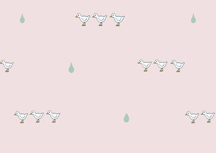 Puddle Down, Mummy Duck Dolly Mix - Roman Blind - Image 7